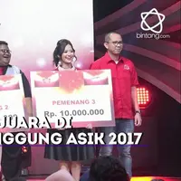 Seperti ini perasaan tiga juara di malam Grand Final Bintang Panggung Asik 2017.