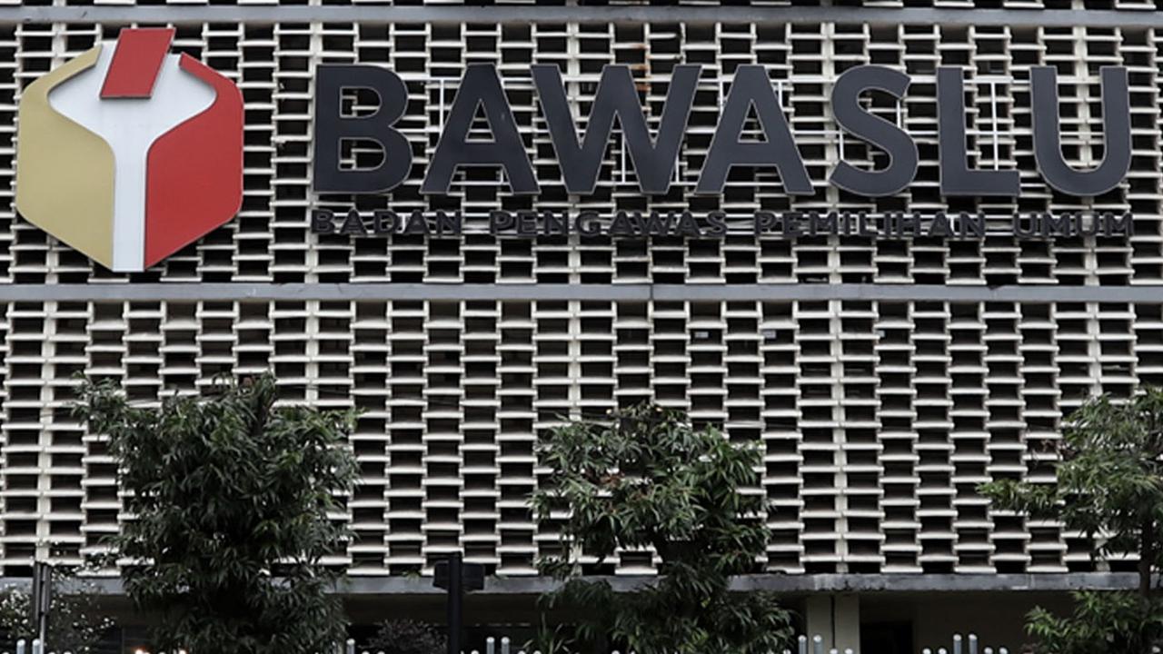 Ada Layar Hitung Mundur Pemilu di Gedung Bawaslu