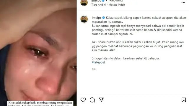 Imel Putri Cahyati (Foto: Instagram/@imelpc)