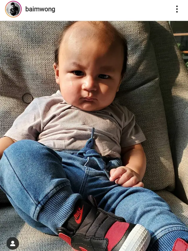 Unggahan Baim Wong. (Foto: Instagram @baimwong)