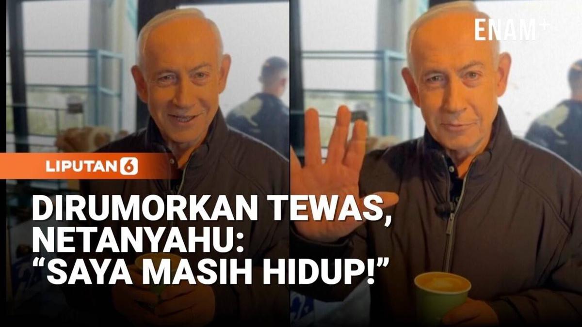 Dituduh Tewas dan Video AI, Netanyahu Buktikan Dirinya Masih Hidup