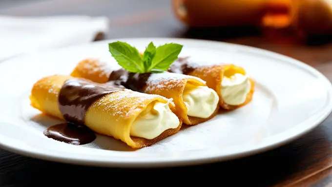 Resep Cannelloni Goreng dengan Isian Vla