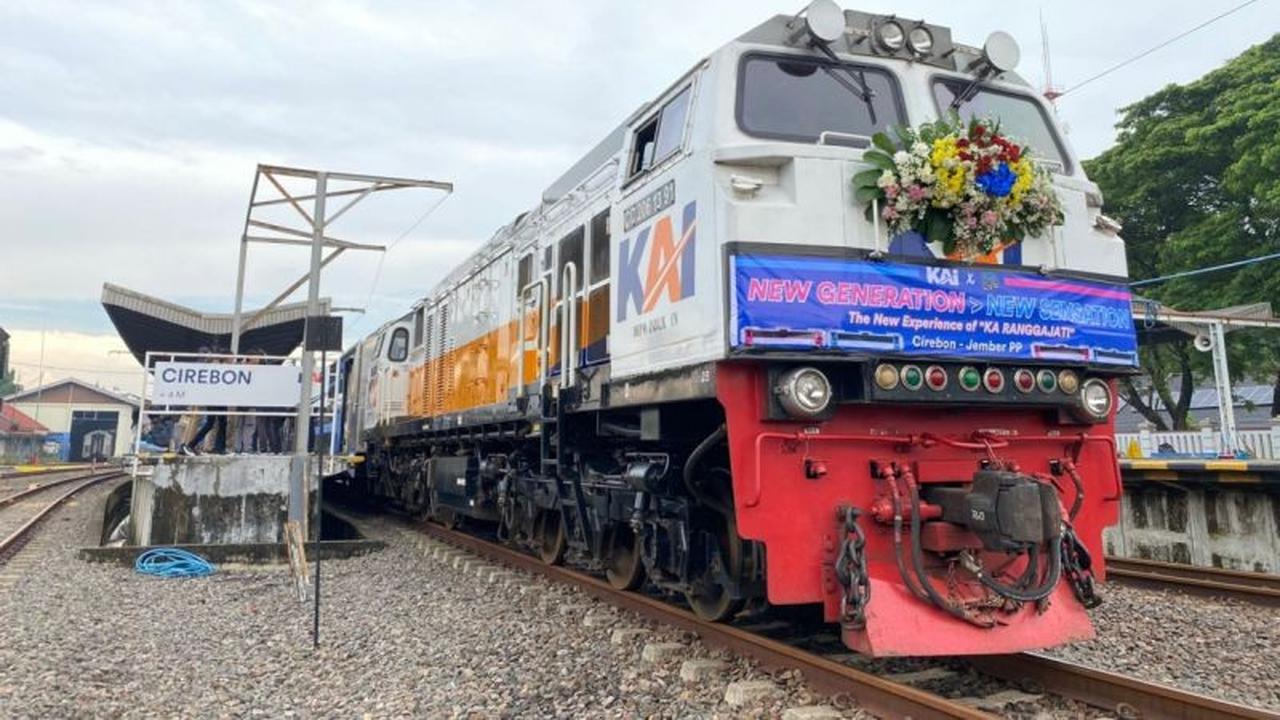 PT KAI Daop 3 Cirebon Resmi Operasikan KA Ranggajati Generasi Baru untuk Kenyamanan Penumpang