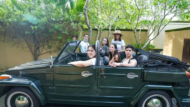 Maia Estianty liburan bareng keluarga di Bali (Foto: Instagram/@maiaestiantyreal)