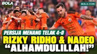 Rizky Ridho dan Nadeo Argawinata mengungkapkan rasa syukur setelah membantu Timnas Indonesia menjuarai FIFA ASEAN Cup 2026. Keduanya kembali beraksi bersama Persija Jakarta yang sukses meraih kemenangan telak 4-0 atas PSIM Yogyakarta di Stadion Sulta...