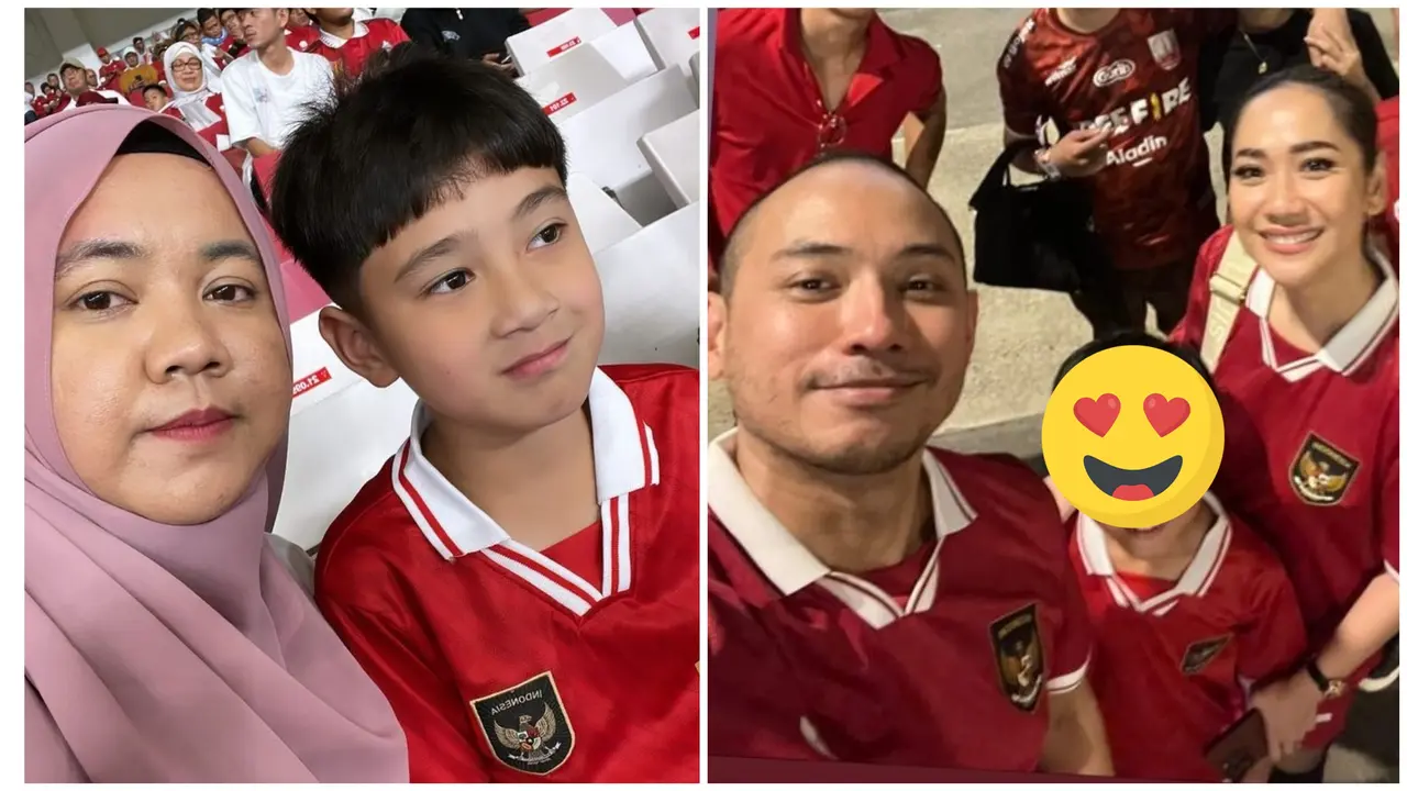 Artis nonton langsung laga Timnas Indonesia Vs Argentina di SUGBK (Foto: instagram shela_lala96/bclsinclair)