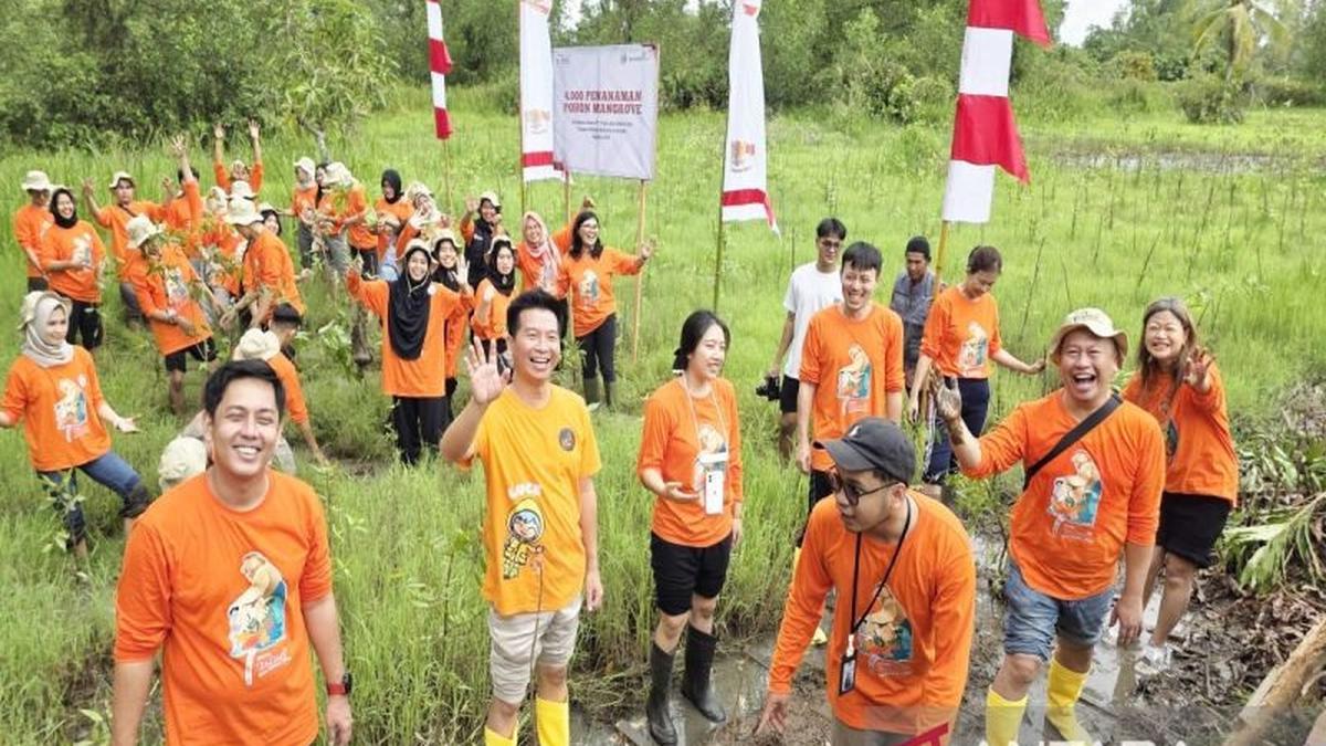 Trivia Mangrove: SBI Tanam 4.000 Bibit Rambai, Perkuat Penanaman ...