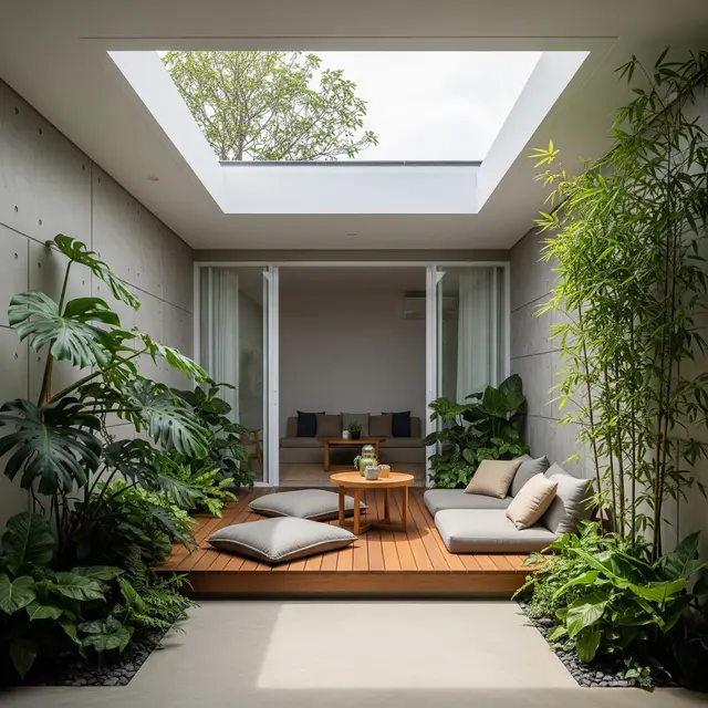9 Hidden Courtyard untuk Rumah Perkotaan, Solusi Hunian Asri dan Sehat