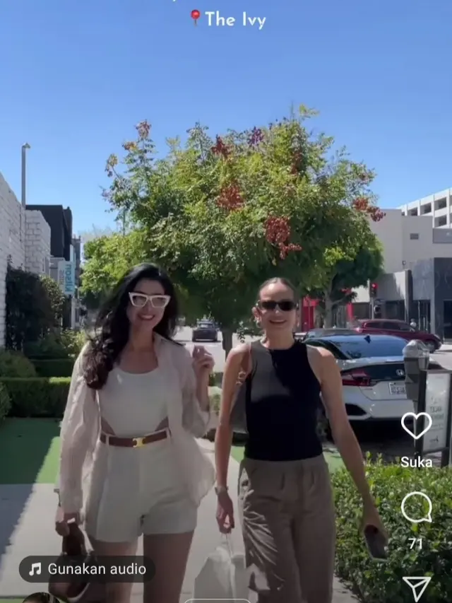 Enzy Storia senang Hesti Purwadinata dan Medina Dina datang ke Amerika Serikat (Foto: instagram enzystoria)