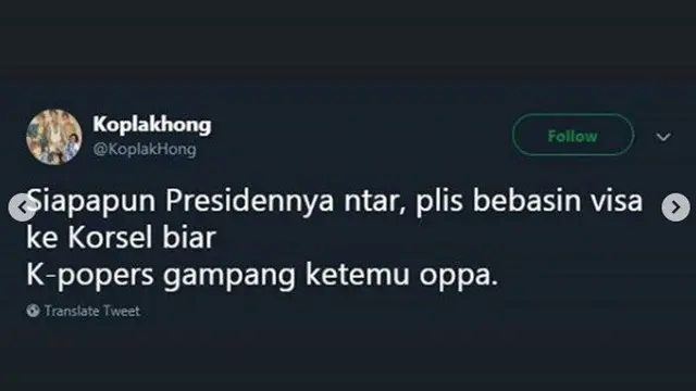 pesan nyeleneh warganet untuk capres terpilih