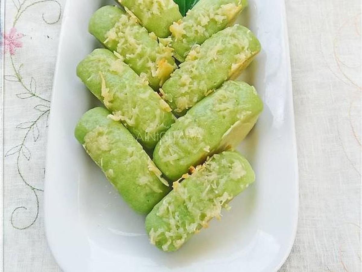 Resep Kue Pukis Pandan Keju