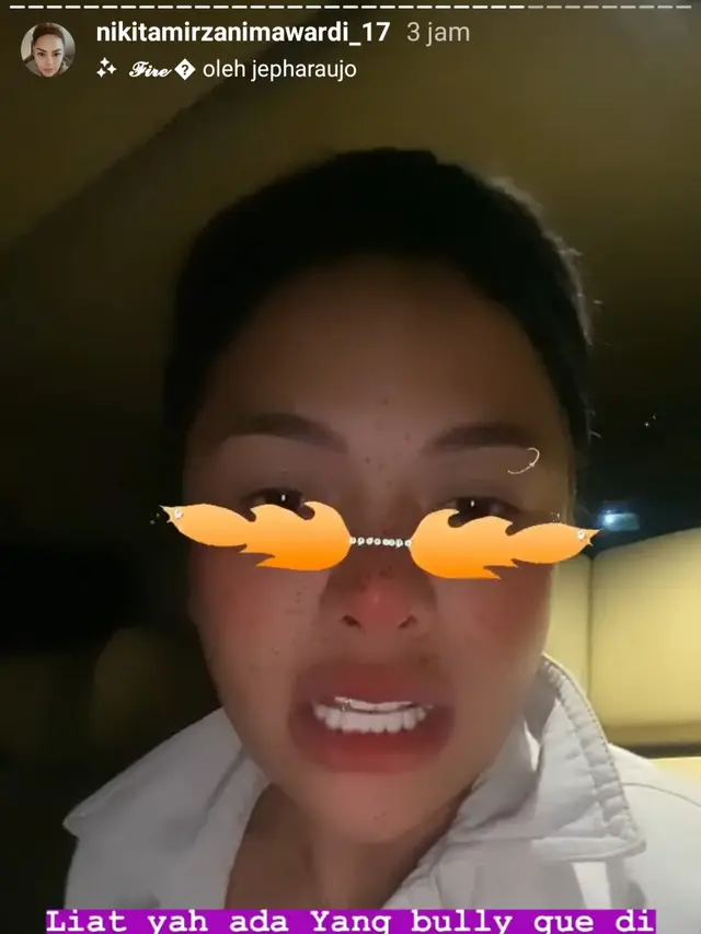 Unggahan Nikita Mirzani. (Foto: Instagram @nikitamirzanimawardi_17)