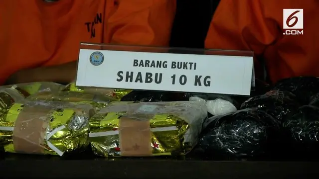 BNN menggalkan penyelundupan Kg 10 Sabu. Didiga, sabu tersebut akan diedarkank di daerah Surabaya.