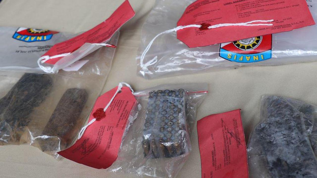 Barang Bukti Kasus Penembakan WNA Australia di Bali