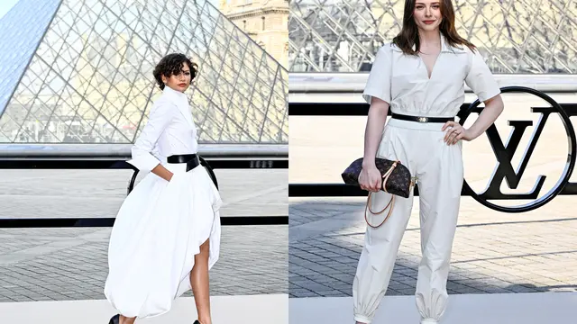 Lisa BLACKPINK hingga Alyssa Liu Eksis di Show Louis Vuitton, Museum Louvre Diubah Jadi Pegunungan