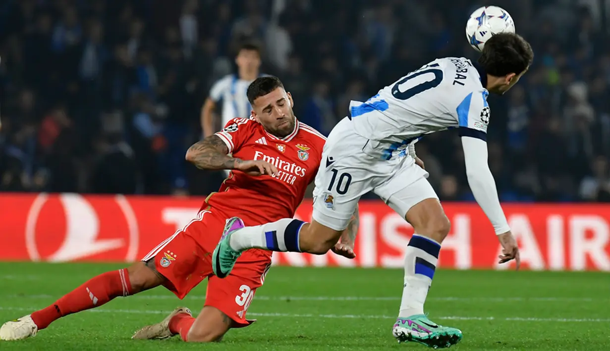 Perolehan poin Real Sociedad dan Inter Milan tak mungkin lagi terkejar oleh tim peringkat ketiga dan keempat. (AP Photo/Alvaro Barrientos)