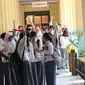 Siswa pelajar di Balikpapan Kalimantan Timur sebelum pandemi covid 19. (Liputan6.com/Abelda Gunawan)
