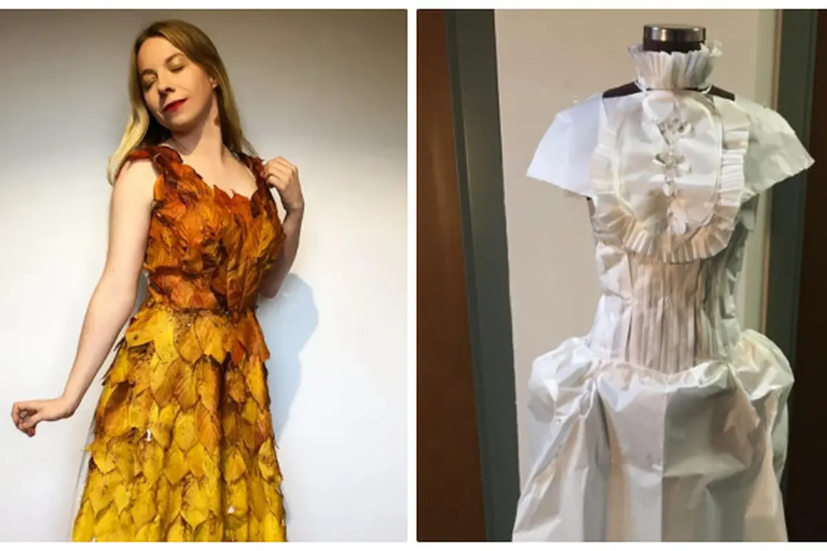9 Potret Baju Unik Terbuat dari Bahan Tak Biasa, Tetap Tampil Elegan di Berbagai Momen
