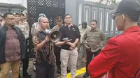 Mahasiswa Demo Soroti Kenaikan Tunjangan TKPP Sukabumi