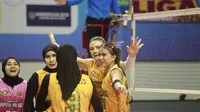 Jakarta Popsivo Polwan memetik kemenangan ketujuh pada seri pertama putaran kedua PLN Mobile Proliga 2025, yang berlangsung di Jawa Pos Arena Surabaya, Minggu (26/1/2025). (Dok. PBSI)