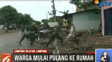 Cuaca di pesisir Lampung Selatan juga berangsur normal.