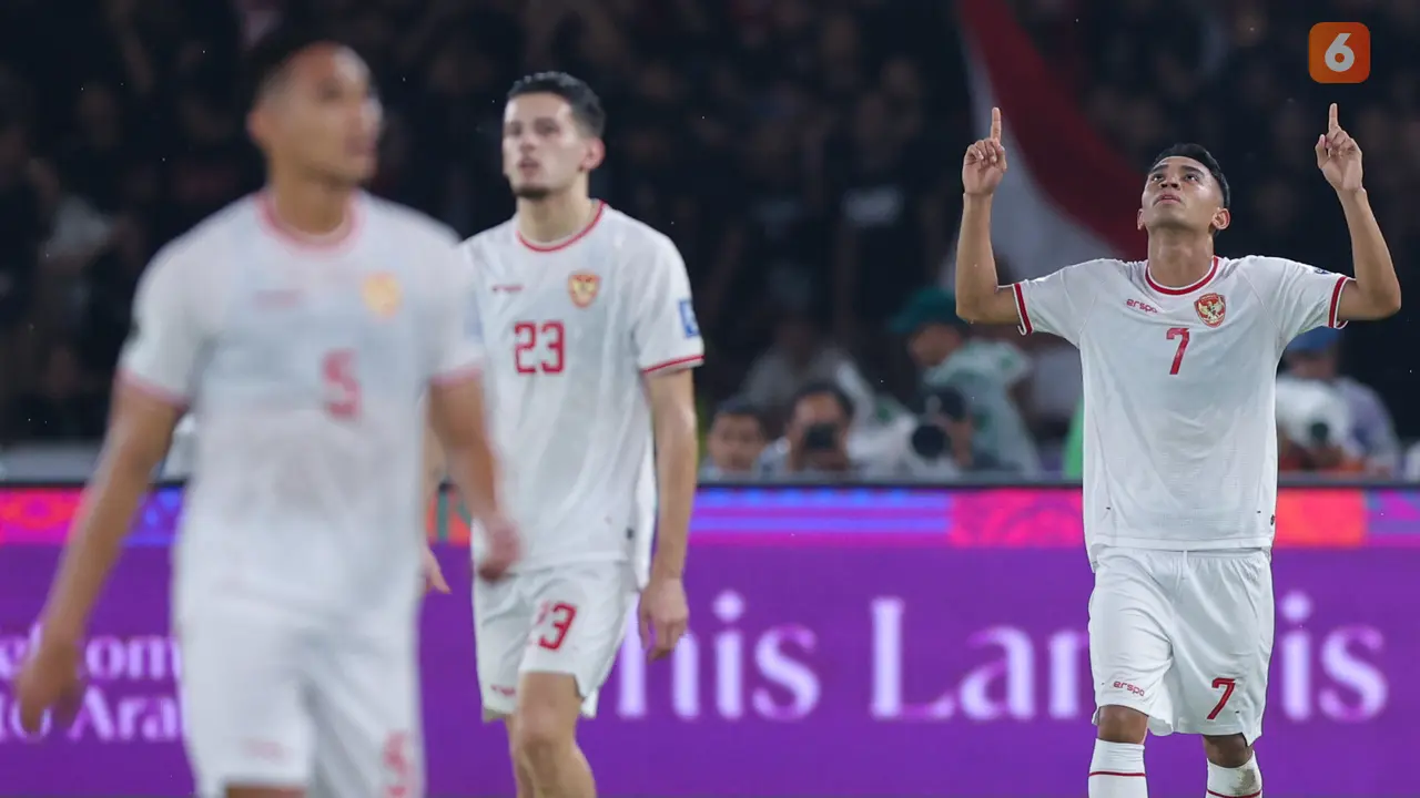 Foto: Parade Aksi Marselino Ferdinan Saat Timnas Taklukkan Arab Saudi, Borong 2 Gol Bungkam Haters