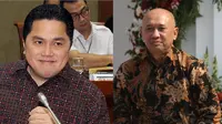 Menteri BUMN, Erick Thohir dan Menteri Koperasi UKM, Teten Masduki.