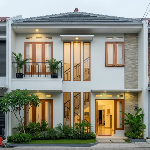 Desain Rumah dengan Jendela Jungkit