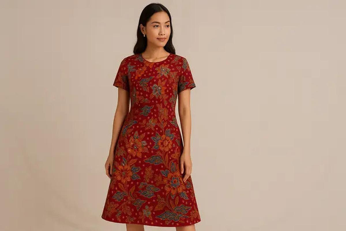 6 Model Dress Batik Terbaru 2025 yang Unik dan Stylish