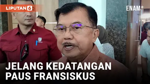 VIDEO: Jusuf Kalla Sebut Kedatangan Paus Fransiskus Sebuah Kehormatan