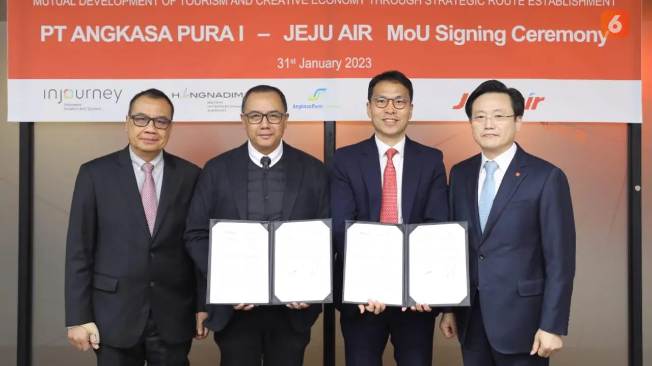 Angkasa Pura Sepakati Kerjsama dengan Jeju Air