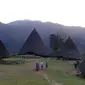 Wae Rebo kampung indah di atas awan (Liputan6.com / Harun Mahbub) 