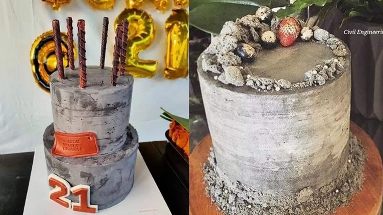 6 Kue Ulang Tahun Khusus Kuli Bangunan Ini Unik Sekaligus Kreatif