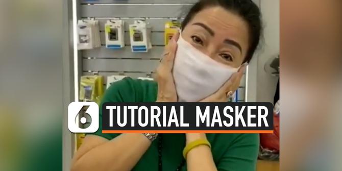 VIDEO: Harga Masker Melonjak, Netizen Bikin Masker Sendiri