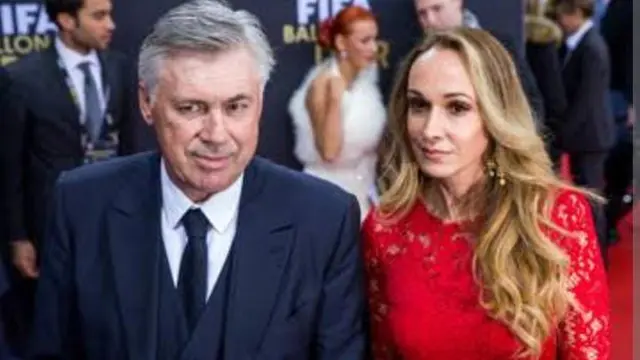 Foto: Carlo Ancelotti dan Mariann Auger McClay