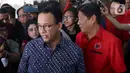 <p>Kehadiran Anies disambut dengan penuh kehangatan oleh para jajaran pimpinan DPD PDIP. (Liputan6.com/Herman Zakharia)</p>