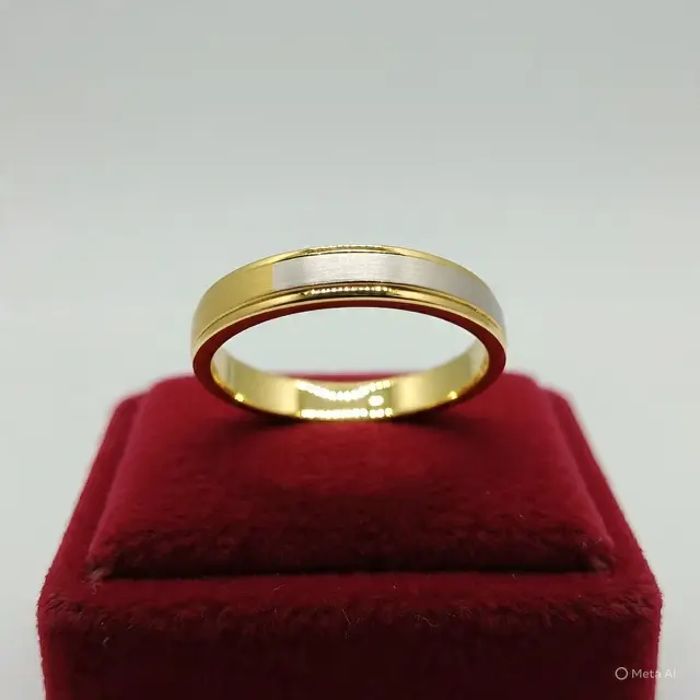 Cincin Emas Hollow Premium Ringan
