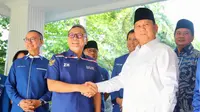 Ketua Umum DPP Partai Amanat Nasional (PAN) Zulkifli Hasan memenuhi undangan silaturahmi Ketua Umum Partai Gerindra Prabowo Subianto (Dokumentasi DPP PAN)