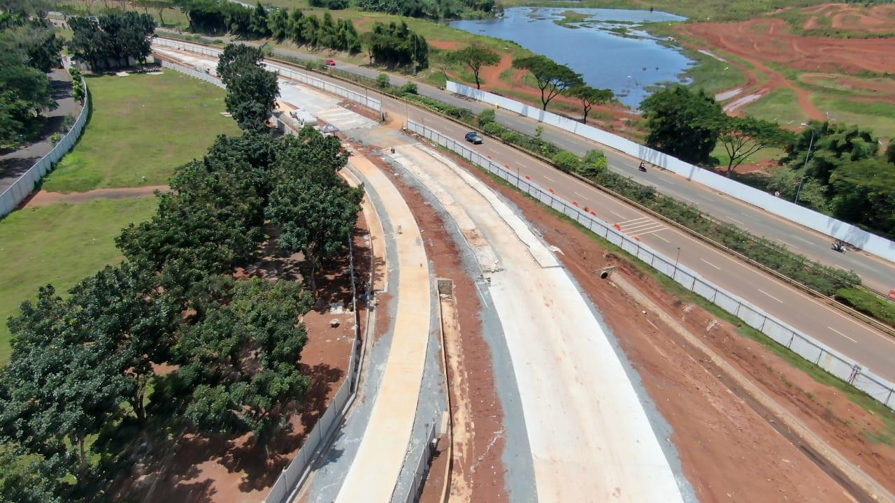 Tol Serpong-Balaraja terdiri dari tiga paket pengerjaan