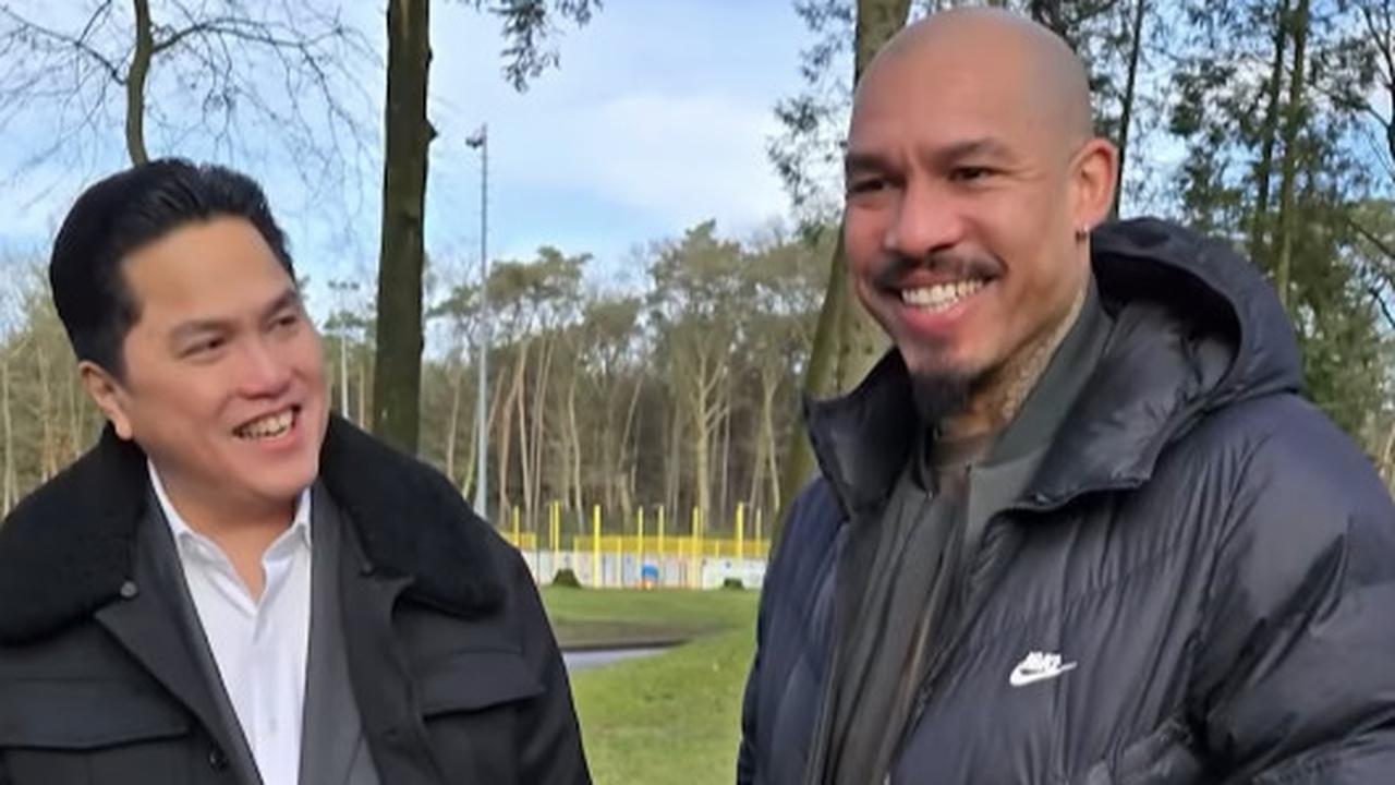 Kejutan Erick Thohir Datangi KNVB, Ketemu Nigel de Jong Legend Belanda Eks Pemain City & Milan
