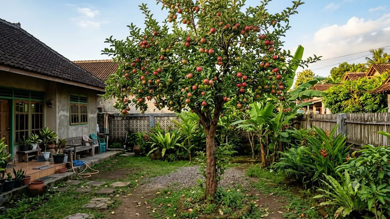 Pohon Buah Apel/AI Generated