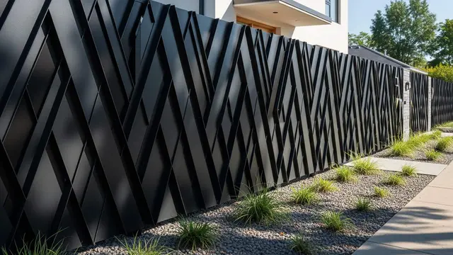 Model Pagar Rumah Klasik Modern Motif Geometris Kontemporer