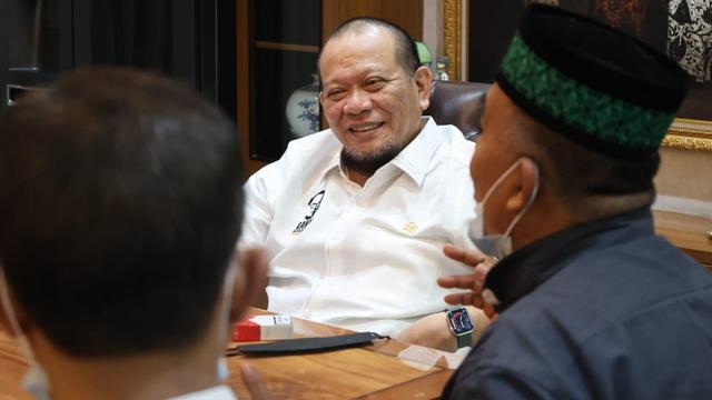 Foto: Ketua DPD RI AA LaNyalla Mahmud Mattalitti Menerima Kunjungan APDESI