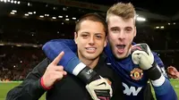 Chicharito: De Gea Kiper Terbaik di Dunia