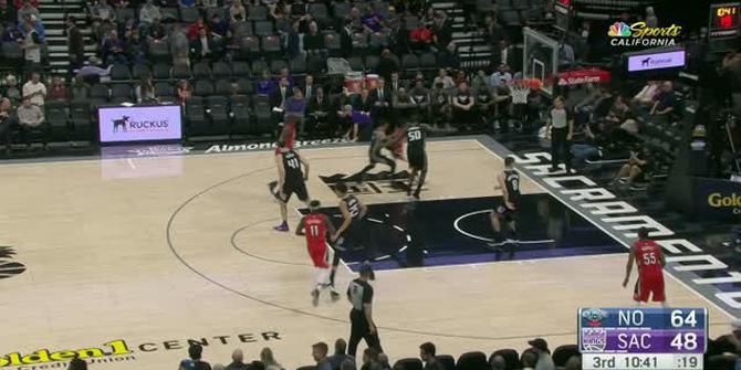 VIDEO : Cuplikan Pertandingan NBA, Pelicans 114 vs Kings 101