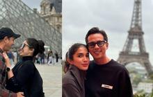 8 Foto Romantis Ussy Sulistiawaty dan Andhika Pratama di Kota Paris