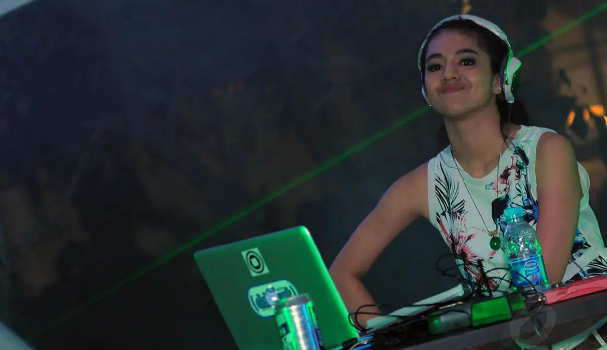 Dj Una  (Liputan6.com/Faisal R Syam)