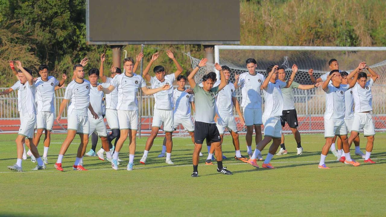 FOTO: Timnas Indonesia U-22 Matangkan Persiapan Jelang Laga Perdana SEA Games 2025