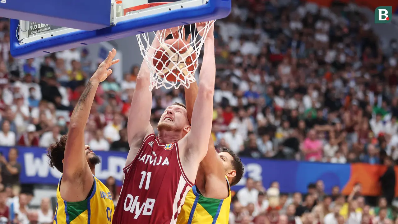 Foto: Dongeng Indah Latvia Berlanjut ke Manila, Davis Bertrans dkk Melaju ke Perempat Final Piala Dunia FIBA 2023