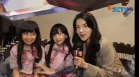Momen Hangat Tsania Marwa Bareng Aktris Cilik Cinta di Ujung Sajadah, Main Tebak-tebakan Berhadiah Bakso